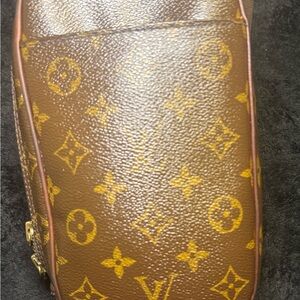 Brown Monogram Canvas Crossbody Bag